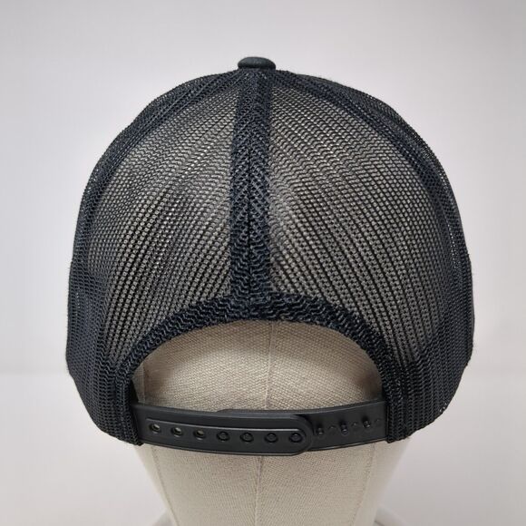ROAR Snapback Trucker Hat Black OS Adjustable Embroidered Mesh Back Sport-Tek - Picture 5 of 8